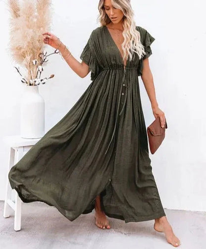 Lydia - Kanten Maxi Jurk