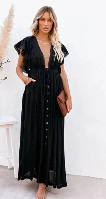 Lydia - Kanten Maxi Jurk