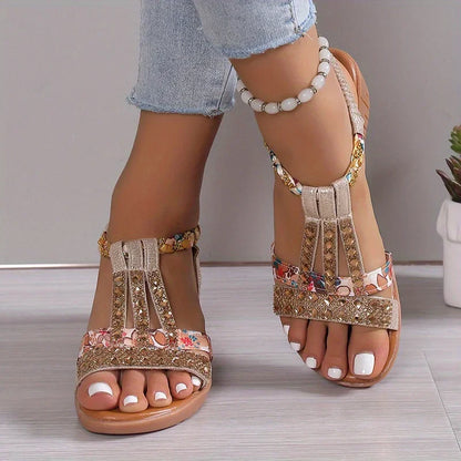 Orthopedische glitter zomersandalen - By La Bella Vie