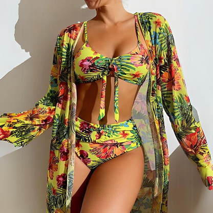 Stijlvolle bloemen bikini set - By La Bella Vie