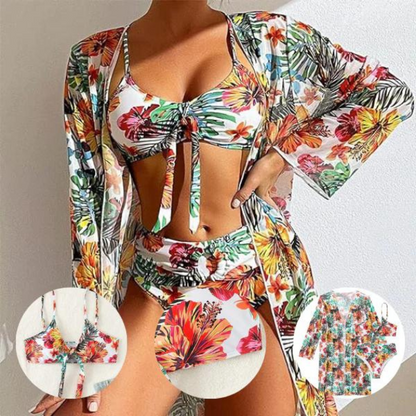 Stijlvolle bloemen bikini set - By La Bella Vie