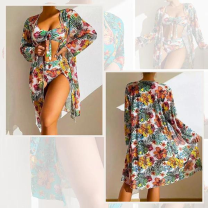 Stijlvolle bloemen bikini set - By La Bella Vie