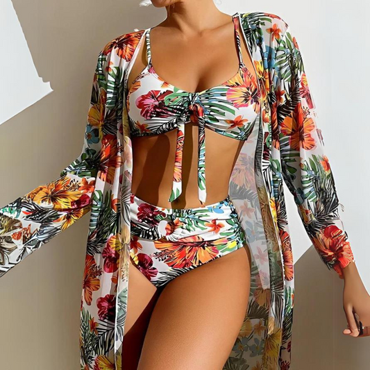 Stijlvolle bloemen bikini set - By La Bella Vie
