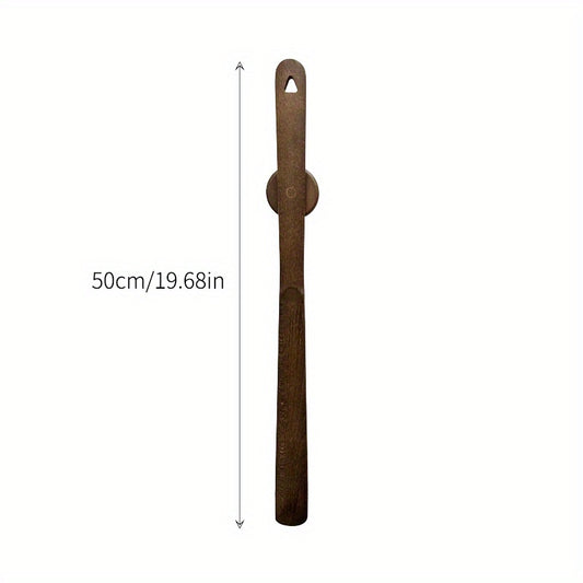 Stijlvolle Eiken Schoenlepel – 50cm met Magneetbasis