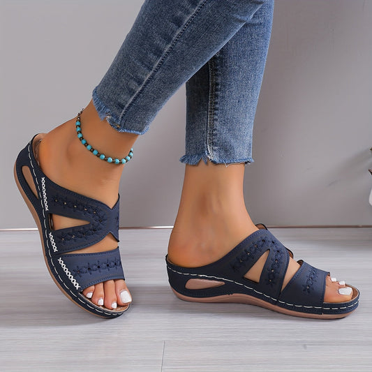 Orthopedische Sandalen met Open Neus - By La Bella Vie