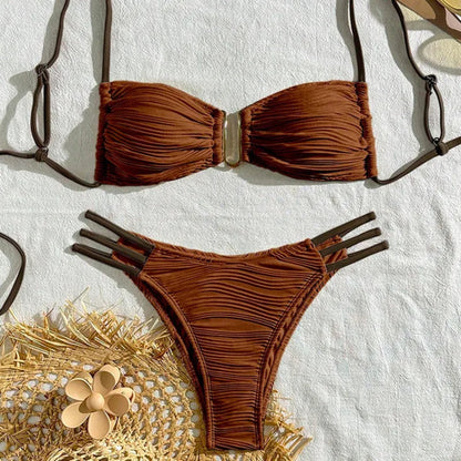 Ibiza High Waist Bikini - Modern & Trendy - By La Bella Vie