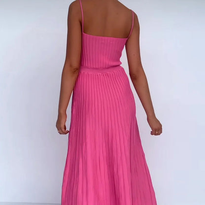 Elise – Strapless Geplooide A lijn Jurk Dames