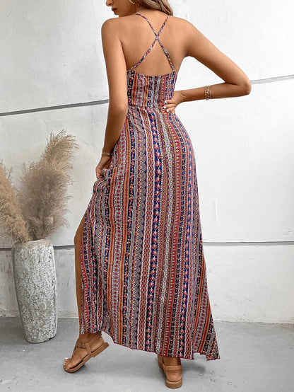 Sunspell Boho Flowy Maxi Dress