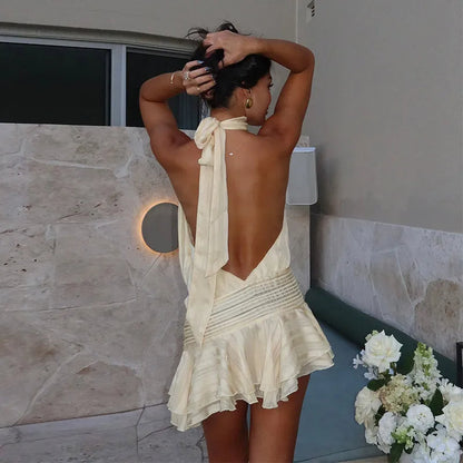 Bliss Drape Luxe Mini Jurk