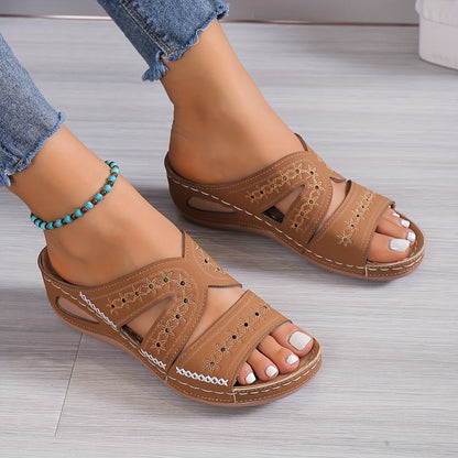 Orthopedische Sandalen met Open Neus - By La Bella Vie