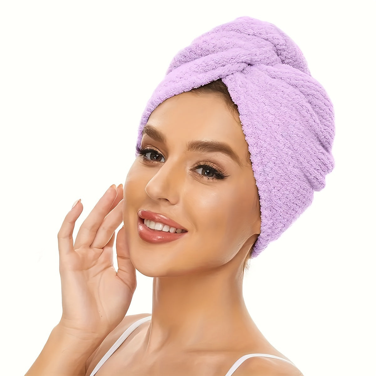 SoftGlow Hair Towel - By La bella Vie