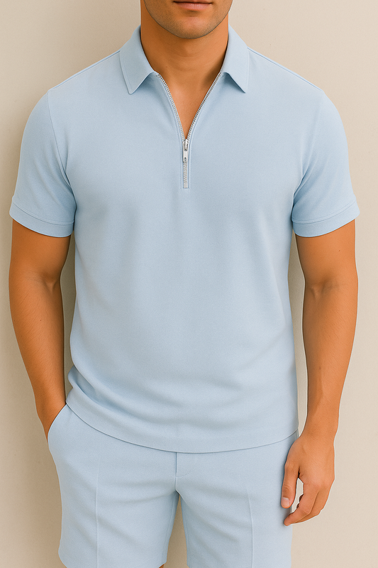 PoloLuxe Set – Zomer Polo en Short voor Heren (Regular Fit)