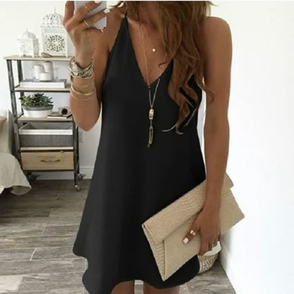 Leilani - chic chiffon mini-jurkje