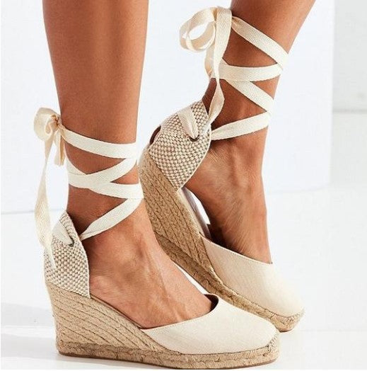 Orthopedische sandalen met sleehakband - By La Bella Vie